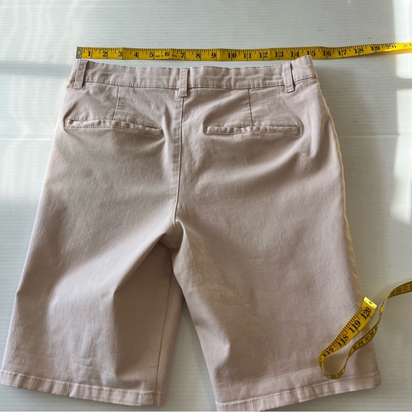 Topman Stretch Skinny Flat Front Button Fly Shorts Light Pink Size 30 - Picture 6 of 9